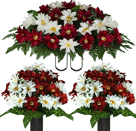 Buy Sympathy Silks Artificial Flowers Cemetery Christmas Tree Brick Outdoor Grave Decorations for Monument at Walmart.com ... Earn 5% cash back on Walmart.com. See if you’re pre-approved with no credit risk. Learn more. ... Sympathy Silks Artificial Flowers Cemetery Christmas Tree Brick Outdoor Grave Decorations for Monument (5.0) 5 stars …